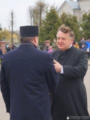 В центре агрогородка Озеры прошло праздничное мероприятие в честь Святой Пасхи