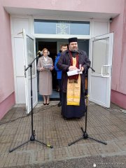 Настоятель храма агрогородка Обухово принял участие в митинге, посвященному Дню победы Настоятель храма агрогородка Обухово принял участие в митинге, посвященному Дню победы