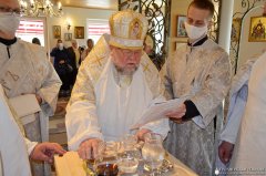 Асвячэнне храма ў гонар святога велікамучаніка і цаліцеля Панцеляімана ў аг. Пархімаўцы Асвячэнне храма ў гонар святога велікамучаніка і цаліцеля Панцеляімана ў аг. Пархімаўцы