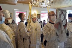 Асвячэнне храма ў гонар святога велікамучаніка і цаліцеля Панцеляімана ў аг. Пархімаўцы Асвячэнне храма ў гонар святога велікамучаніка і цаліцеля Панцеляімана ў аг. Пархімаўцы