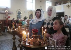 В храме поселка Зельва состоялся утренник воскресной школы в честь дня святых жен-мироносиц