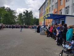 Священник посетил линейку в поселке Зельва