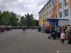 Священник посетил линейку в поселке Зельва