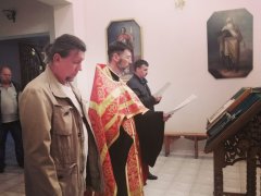 В день празднования иконы "Неупиваемая Чаша" братчики общества трезвости "Покровское" дали обеты трезвости