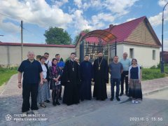 Духовник и братчики православного общества трезвости «Покровское» посетили торжества в честь 10-летия общества трезвости в Мозыре