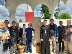 Духовник и братчики православного общества трезвости «Покровское» посетили торжества в честь 10-летия общества трезвости в Мозыре