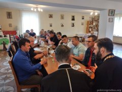 Духовник и братчики православного общества трезвости «Покровское» посетили торжества в честь 10-летия общества трезвости в Мозыре