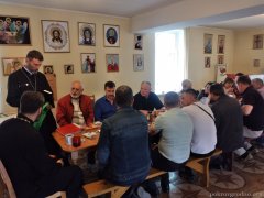 Духовник и братчики православного общества трезвости «Покровское» посетили торжества в честь 10-летия общества трезвости в Мозыре