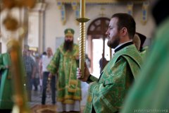Накануне дня Святой Троицы Епископ Антоний совершил всенощное бдение в Покровском соборе