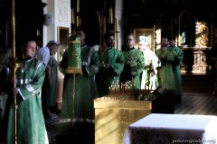 Накануне дня Святой Троицы Епископ Антоний совершил всенощное бдение в Покровском соборе