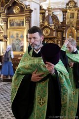Накануне дня Святой Троицы Епископ Антоний совершил всенощное бдение в Покровском соборе