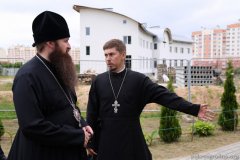 Епископ Антоний ознакомился с ходом строительных работ на приходе храма святителя Спиридона Тримифунтского