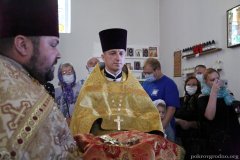 Епіскап Антоній узначаліў служэнне літургіі ў Крыжаўздзвіжанскім храме вёскі Свіслач 