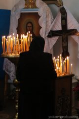 Епіскап Антоній узначаліў служэнне літургіі ў Крыжаўздзвіжанскім храме вёскі Свіслач 