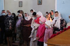 Епіскап Антоній узначаліў служэнне літургіі ў Крыжаўздзвіжанскім храме вёскі Свіслач 