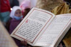 Епіскап Антоній узначаліў служэнне літургіі ў Крыжаўздзвіжанскім храме вёскі Свіслач 