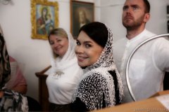 Епіскап Антоній узначаліў служэнне літургіі ў Крыжаўздзвіжанскім храме вёскі Свіслач 