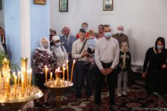 Епіскап Антоній узначаліў служэнне літургіі ў Крыжаўздзвіжанскім храме вёскі Свіслач 