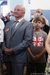 Епіскап Антоній узначаліў служэнне літургіі ў Крыжаўздзвіжанскім храме вёскі Свіслач 