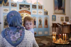 Епіскап Антоній узначаліў служэнне літургіі ў Крыжаўздзвіжанскім храме вёскі Свіслач 