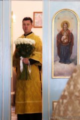 Епіскап Антоній узначаліў служэнне літургіі ў Крыжаўздзвіжанскім храме вёскі Свіслач 