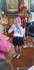 Выпуск учеников воскресной школы в Щучине