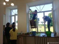 Трудовой семестр на приходе храма иконы Божией Матери «Всех скорбящих Радость» г. Мосты