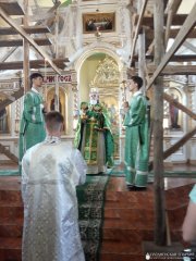 Престольный праздник Свято-Троицкой церкви поселка Россь