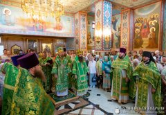 Епископ Антоний принял участие в освящении храма Рождества Пресвятой Богородицы в Солигорске