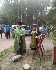 Торжества на приходе Преображения Господня деревни Деречин