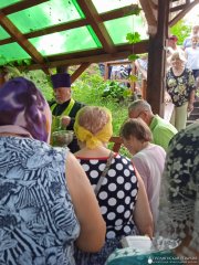 Торжества на приходе Преображения Господня деревни Деречин