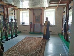 В День памяти и скорби священник посетил пограничную заставу №2 имени Ф.П. Кириченко