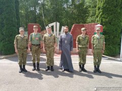 В День памяти и скорби священник посетил пограничную заставу №2 имени Ф.П. Кириченко