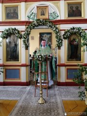 Соборное богослужение в деревне Первомайская