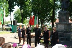 Заупокойная молитва и митинг прошли в городе Щучине