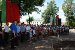 Заупокойная молитва и митинг прошли в городе Щучине