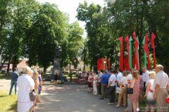 Заупокойная молитва и митинг прошли в городе Щучине