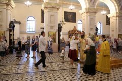 Накануне Недели 4-й по Пятидесятнице Епископ Антоний совершил всенощное бдение в Свято-Покровском кафедральном соборе г. Гродно