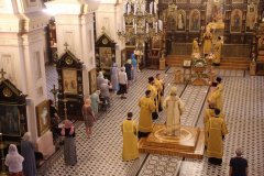 Накануне Недели 4-й по Пятидесятнице Епископ Антоний совершил всенощное бдение в Свято-Покровском кафедральном соборе г. Гродно