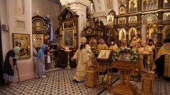 Накануне Недели 4-й по Пятидесятнице Епископ Антоний совершил всенощное бдение в Свято-Покровском кафедральном соборе г. Гродно