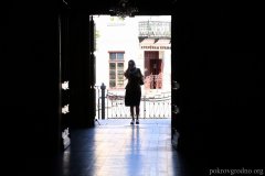 В Покровском соборе проводили мироточивую икону Божией Матери «Умиление» (Локотская)