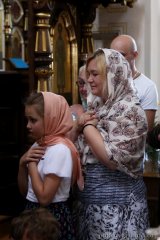 Епископ Антоний возглавил в Покровском соборе Божественную литургию и молебен о мире и единстве народа Божия