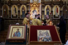 Епископ Антоний возглавил в Покровском соборе Божественную литургию и молебен о мире и единстве народа Божия