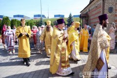 В день памяти равноапостольного великого князя Владимира епископ Антоний возглавил Божественную литургию во Владимирском храме г. Гродно