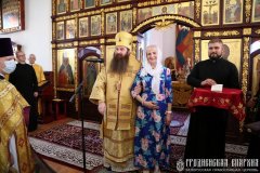 В день памяти равноапостольного великого князя Владимира епископ Антоний возглавил Божественную литургию во Владимирском храме г. Гродно