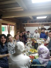 Праздничной службой и душевной совместной трапезой отметили прихожане храма Усекновения Главы Иоанна Предтечи день тезоименитства