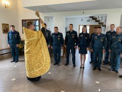 В храме в честь Августовской иконы Божией Матери г. Гродно был совершен молебен всем Белорусским cвятым о мире и единстве народа Божия