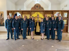 В храме в честь Августовской иконы Божией Матери г. Гродно был совершен молебен всем Белорусским cвятым о мире и единстве народа Божия