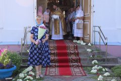 Божественную литургию на престольный праздник в храме аг. Лунно совершил епископ Гродненский и Волковысский Антоний