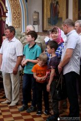 Божественную литургию на престольный праздник в храме аг. Лунно совершил епископ Гродненский и Волковысский Антоний